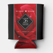 26エレガントバラ結婚記念日 缶クーラー (正面)