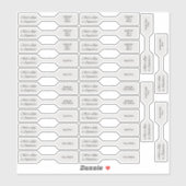 26シグネチャーシリーズシルバージュエリー価格ラベル シール (シート)