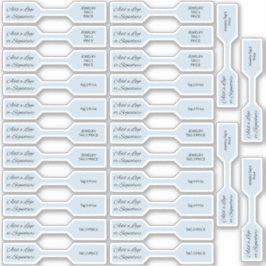 26シグネチャーシリーズパステルブルージュエリー価格ラベル シール