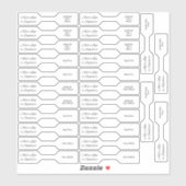 26シグネチャーフォトジュエリー価格ラベルカスタム割引 シール (シート)