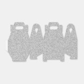 26シルバーグリッタープリントスパークルスゲーブル フェイバーボックス (折り畳みなし)