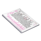 26ジャーナルを獲得する方法 – ピンク ノートブック (右側)