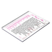 26ジャーナルを獲得する方法 – ピンク ノートブック (左側)