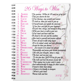 26ジャーナルを獲得する方法 – ピンク ノートブック