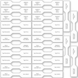 26ジュエリー価格ラベルホワイトカスタム・バーベル シール