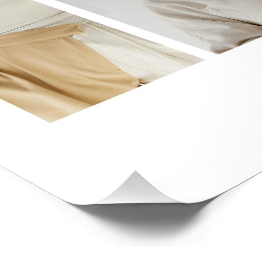 26フォトコラージュパーソナライズされた家族 ポスター (コーナー)