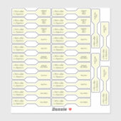 26フォトジュエリー価格ラベルゴールデロッカスタムドカット シール (シート)