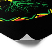 26ブラック歴史月間アフリカプライドアパレルギフト ポスター (角)