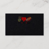 26ホラー映画平和ラブホラー映画ハートBLO 名刺 (正面)