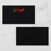 26ホラー映画平和ラブホラー映画ハートBLO 名刺 (正面/裏面)