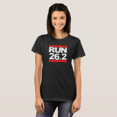 26マ走ル26走マイルの熱狂的マニアック Tシャツ (正面フル)