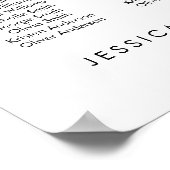 26人エレガント席お気に入りの表 ポスター (角)