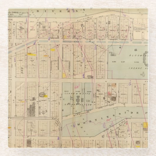 26区12 ガラスコースター (正面)