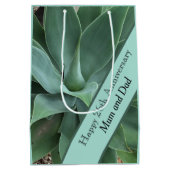 26周年記念結婚のジェイド ミディアムペーパーバッグ (裏面)