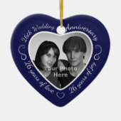 26周年記念結婚写真 セラミックオーナメント (正面)