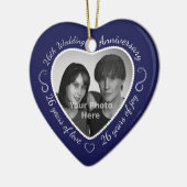 26周年記念結婚写真 セラミックオーナメント (左)