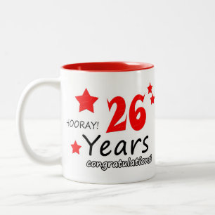 26周年, 26年結婚記念日 ツートーンマグカップ