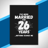 26年目の結婚記念日 面白いギフト カード