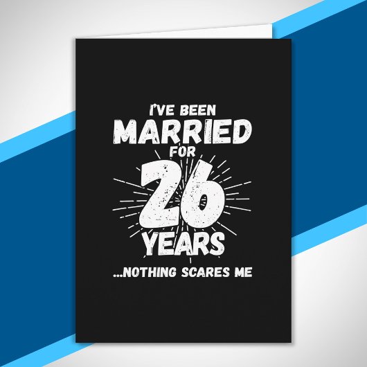 26年目の結婚記念日 面白いギフト カード