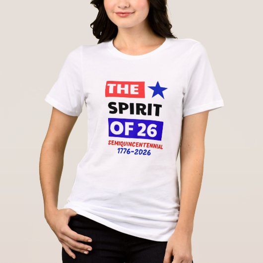 26感じ年の精神: 1500年 トライブレンドTシャツ (正面)
