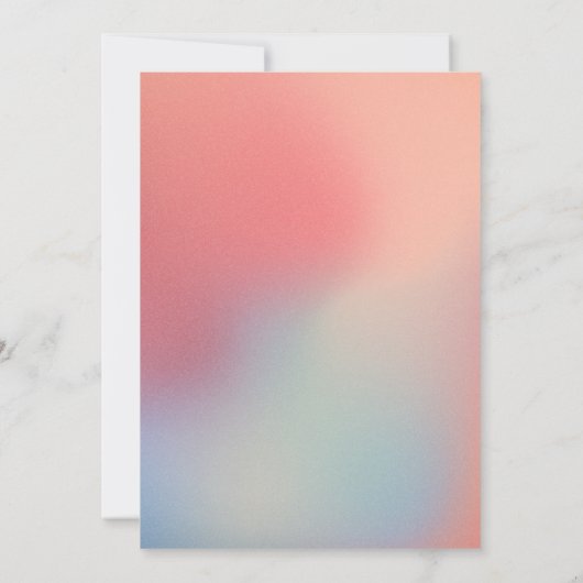 26歳の誕生日の招待状 招待状 (裏面)