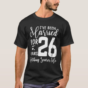 26歳結婚したおもしろいカップル26周年 Tシャツ