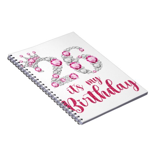 26私の誕生日26誕生日26歳Bda ノートブック (右側)