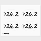 26素晴らし.2超のUltrarunner (4)ステッカー 楕円形シール (シート)