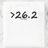 26素晴らし.2超のUltrarunner (4)ステッカー 楕円形シール (バッグ)