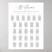 26表ウェルカムシーティングチャート ポスター (正面)