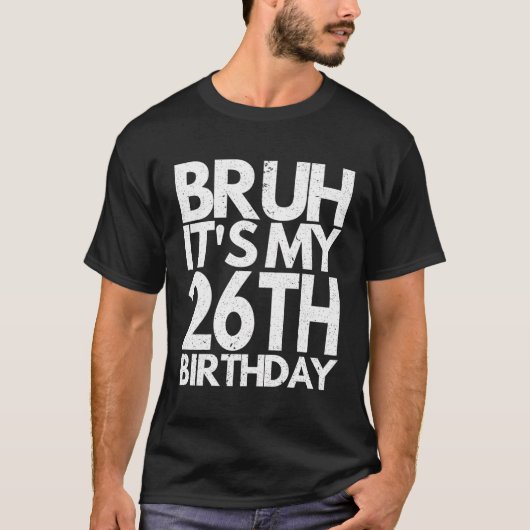 26誕生日26歳の誕生日M Tシャツ (正面)