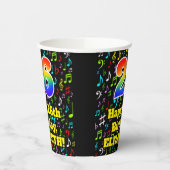 26誕生日:おもしろい音楽ノートPattern, Rainbow 26 紙コップ (左)
