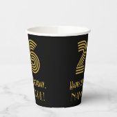 26誕生日:インスパイアアールデコ「26」の外観と名前 紙コップ (左)