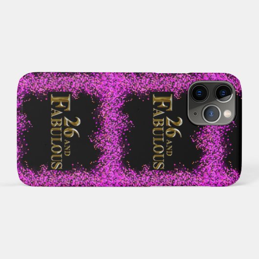 26誕生日 Case-Mate iPhoneケース (裏面(横))