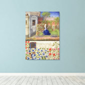 2617エミリアさん彼女の庭で,プレート22 キャンバスプリント (インサイチュ (ウッドフロア))