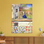 2617エミリアさん彼女の庭で,プレート22 キャンバスプリント (インサイチュ (リビング))