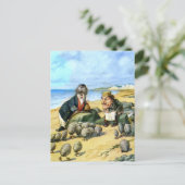 261.大工とセイウチ ポストカード (スタンド正面)