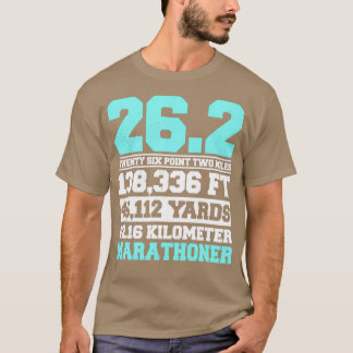 262二十六ポイント2マイル Tシャツ