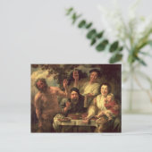 263.サテュロと農夫 ポストカード (スタンド正面)