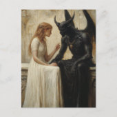 263.女と悪魔 ポストカード (正面)