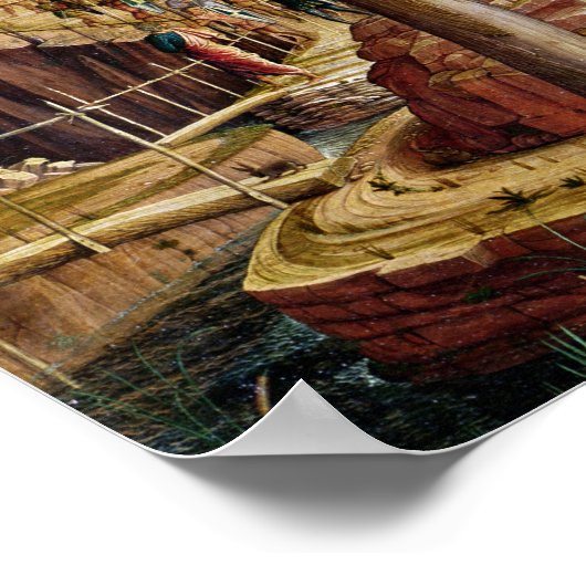 263.庭の苦悩 ポスター (角)