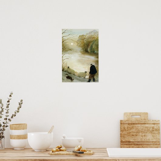 263.野良羊 ポスター (キッチン)