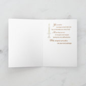 2642の名誉の天使のベビーの蝋燭 カード (内部)