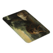 264.オオカミと仔ヒツジ マグネット (右側)