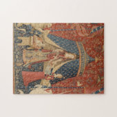 264.婦人と一角獣 ジグソーパズル (横)