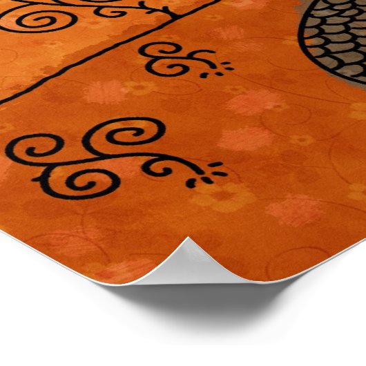 264.騎士と婦人 ポスター (角)