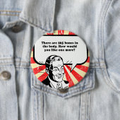 265本の骨が体。どう思う 缶バッジ (インサイチュ)