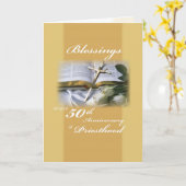 2679恵み50周年祭司祭 カード (黄色い花)