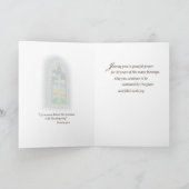 2683金ジュビリーのステンドグラス カード (内部)