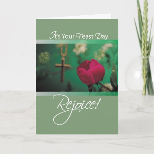 2686宴会日は喜びます カード (正面)